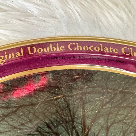 Vintage Terry Redlin Christmas Tray Evening Rehearsal Cookie Tray - Picture 3 of 5